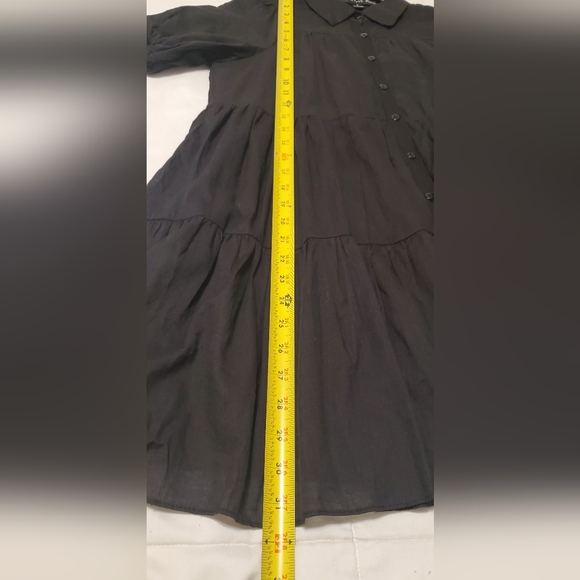 HYFVE Not your girl tiered button up mini dress. Size S - Picture 8 of 10